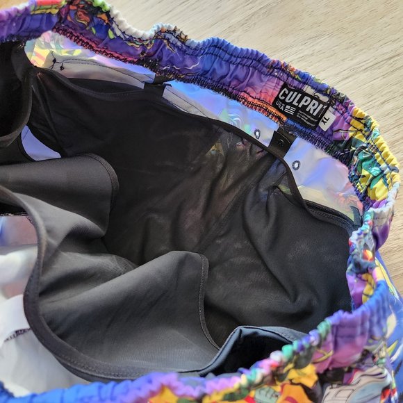 NWoT Culprit Dinosaur Mayhem Battle Swim Short Removable-Mesh Liner Zip-Pocket - Picture 3 of 8